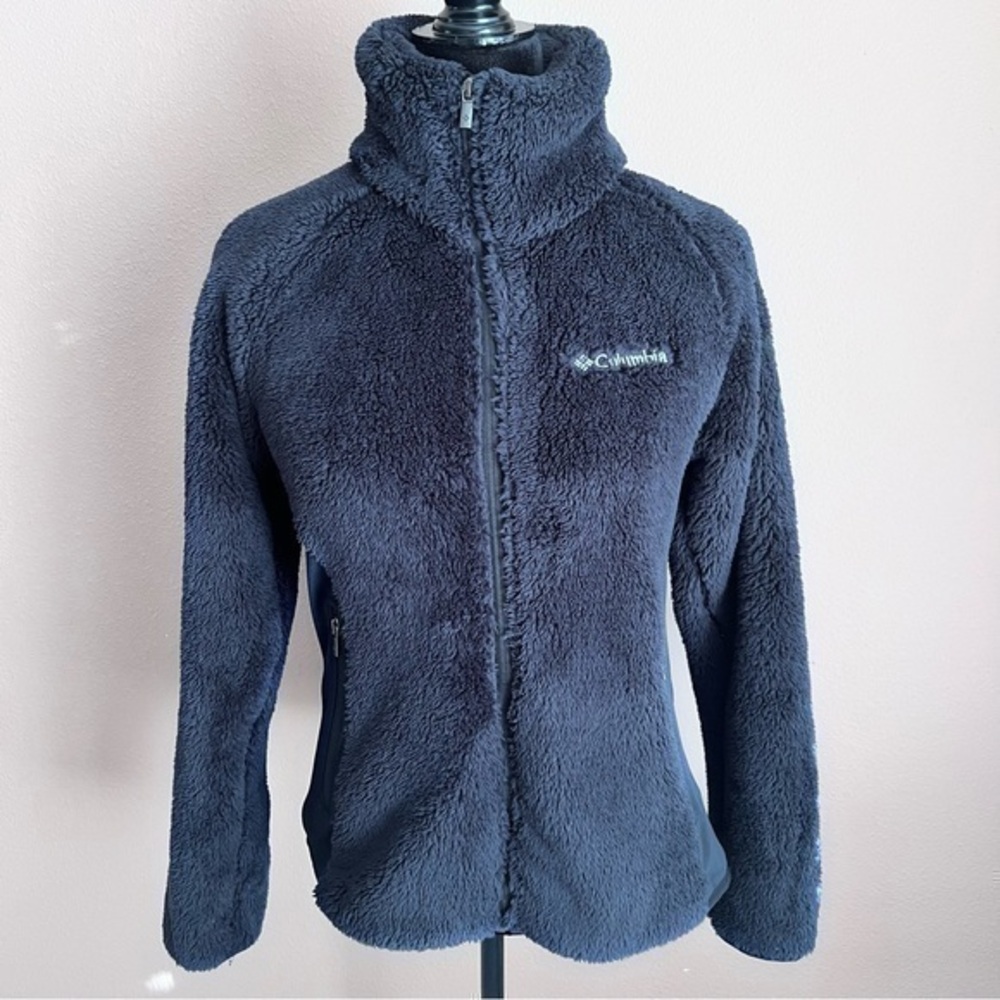 Columbia women’s faux fur black jacket size medium